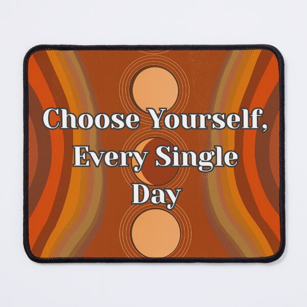 Item preview, Choose Yourself Affirmation - Retro Sun Botanical 4 designed and sold by LyfeInspireCrea.