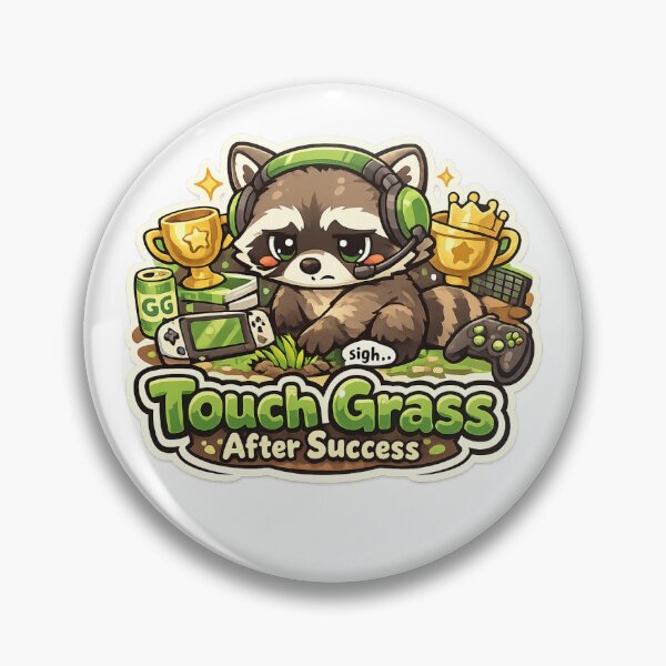 Item preview, Gamer Raccoon Sticker Kawaii Funny Meme Aesthetic for Gamers & Gen Z Humor designed and sold by CutePrintCorner.