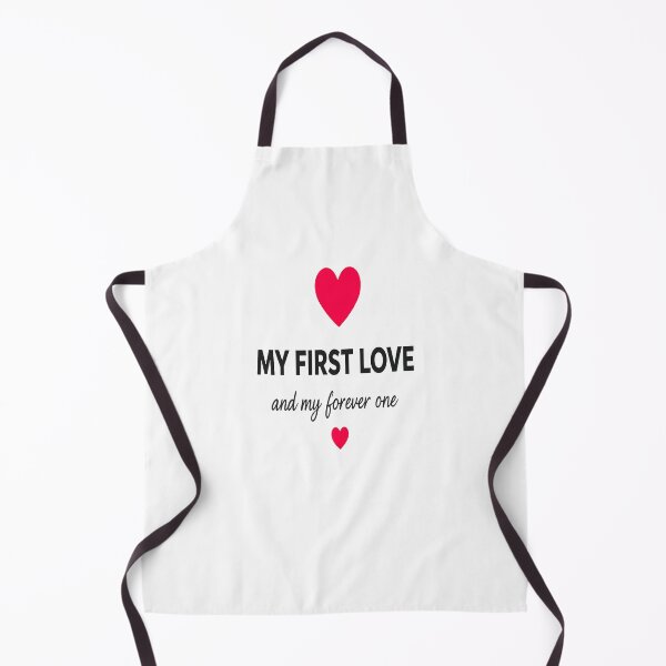 Item preview, My First Love And My Forever One | Minimal Romantic Love Quote designed and sold by Lovestickerco.