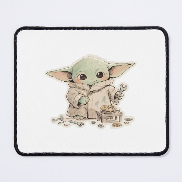 Item preview, BABY YODA MECHANIC designed and sold by LIS AND MELIVERSO.