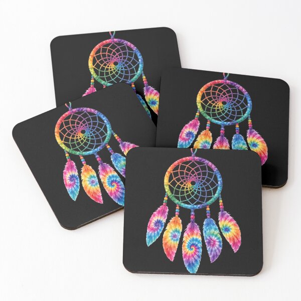 Item preview, Rainbow Tie-Dye Dreamcatcher designed and sold by jgvisualarts.