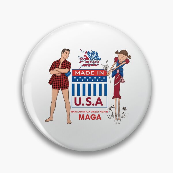 Item preview, Retro Patriotic Made in USA Graphic - DRYSMIRK designed and sold by DrySmirk.