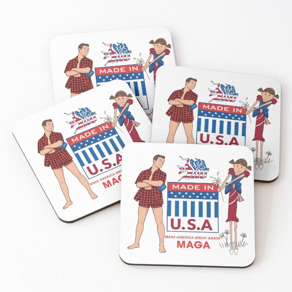 Item preview, Retro Patriotic Made in USA Graphic - DRYSMIRK designed and sold by DrySmirk.