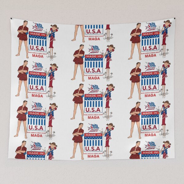Item preview, Retro Patriotic Made in USA Graphic - DRYSMIRK designed and sold by DrySmirk.