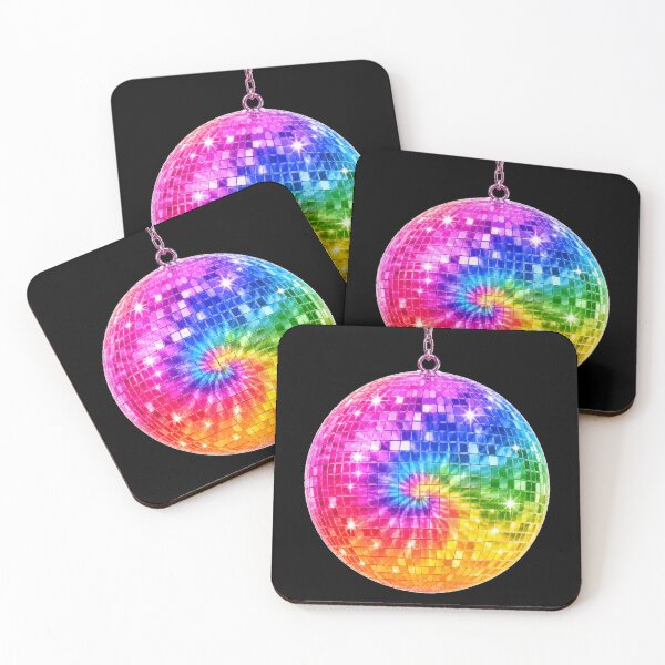 Item preview, Rainbow Tie-Dye Disco Ball designed and sold by jgvisualarts.