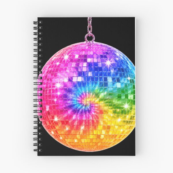 Artikelvorschau, Regenbogenfarbene Batik-Diskokugel entworfen und verkauft von jgvisualarts.