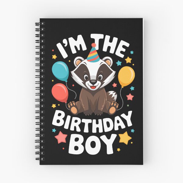 Item preview, Funny Badger Birthday Boy Bday Boys Girls Kids designed and sold by rafaeltto.