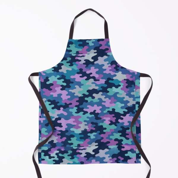 Item preview, Coastal Drift Camouflage Pattern | Navy Lavender Aqua Abstract Camo designed and sold by Swanny's Custom T-shirt and Gift Designs.