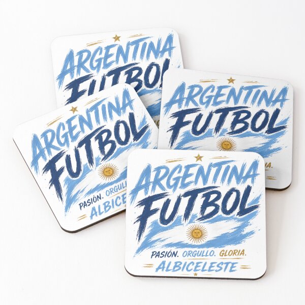 Item preview, Argentina Football Typography Design | Modern Soccer Fan Artwork designed and sold by TKOprintdesigns.