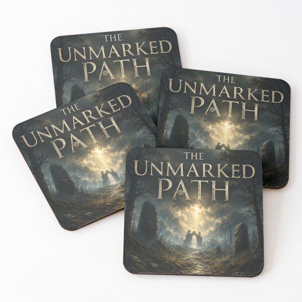 Item preview, The Unmarked Path Book Cover | Epic Dark Fantasy Novella Wall Art designed and sold by Element Horizon Studio.