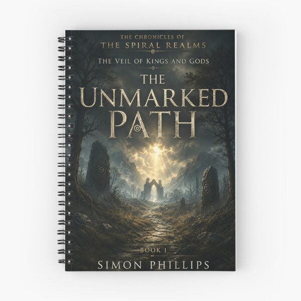 Item preview, The Unmarked Path Book Cover | Epic Dark Fantasy Novella Wall Art designed and sold by Element Horizon Studio.