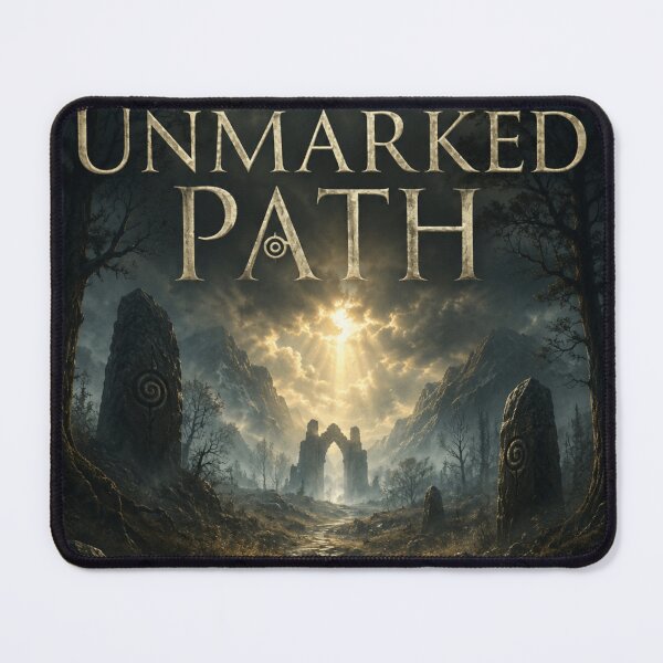 Item preview, The Unmarked Path Book Cover | Epic Dark Fantasy Novella Wall Art designed and sold by Element Horizon Studio.