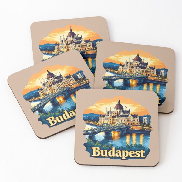 Item preview, Budapest - Parliament & Danube River designed and sold by Myra365Art.