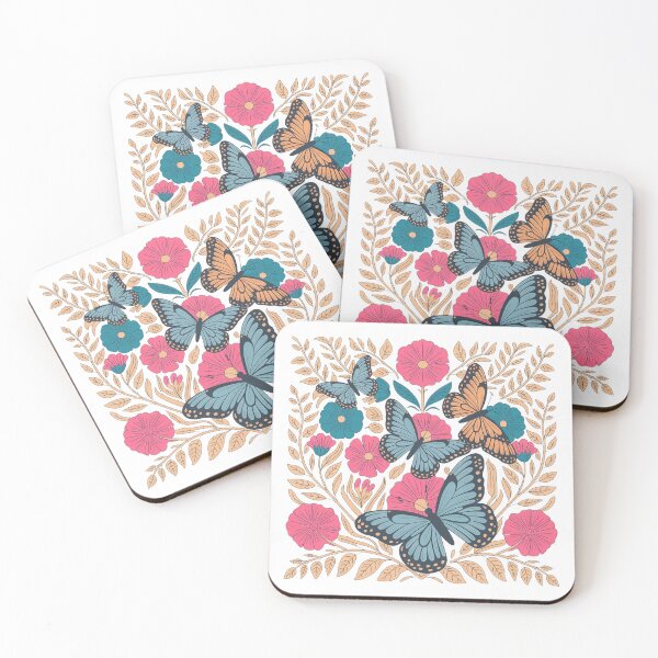 Item preview, Whimsical Butterflies and Blooming Wildflowers designed and sold by QuiteOrbit.