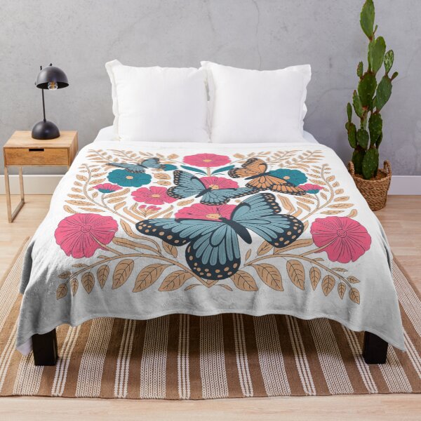 Item preview, Whimsical Butterflies and Blooming Wildflowers designed and sold by QuiteOrbit.