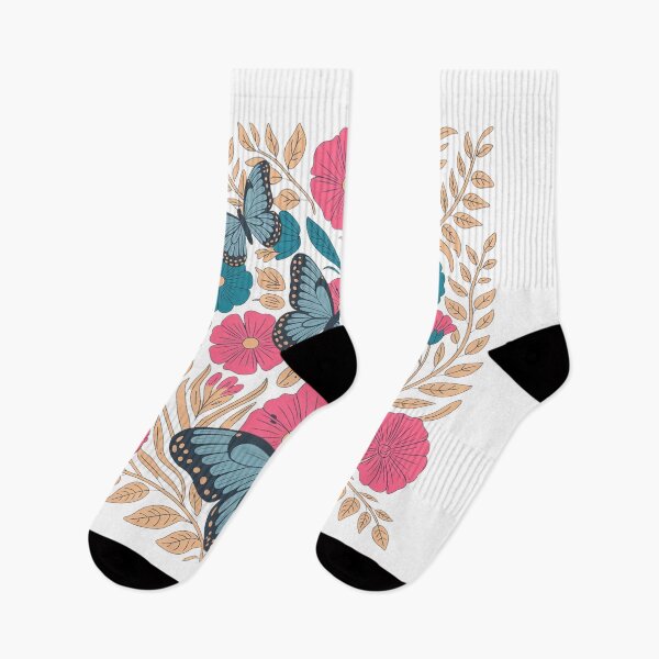 Item preview, Whimsical Butterflies and Blooming Wildflowers designed and sold by QuiteOrbit.