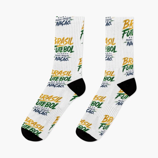 Item preview, Brazil Football Typography Design | Modern National Pride Soccer Fan Art designed and sold by TKOprintdesigns.