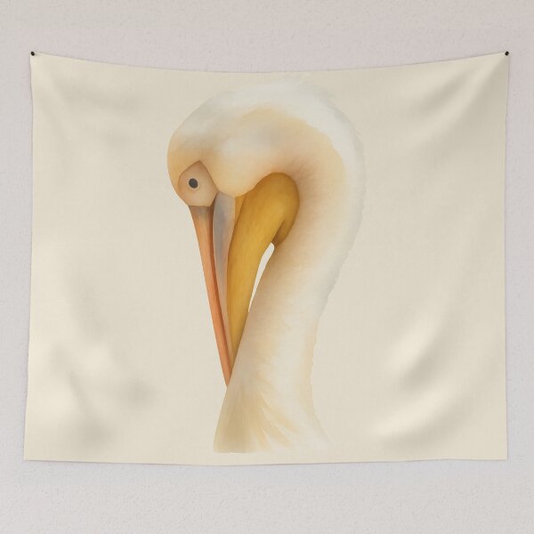 Item preview, Mod Nature Art No.1: Pelican Portrait designed and sold by NO BEAVER NO PUNK.