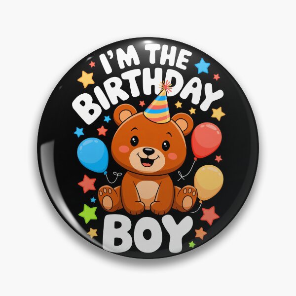 Item preview, Funny Brown Bear Birthday Boy Bday Boys Girls Kids designed and sold by rafaeltto.