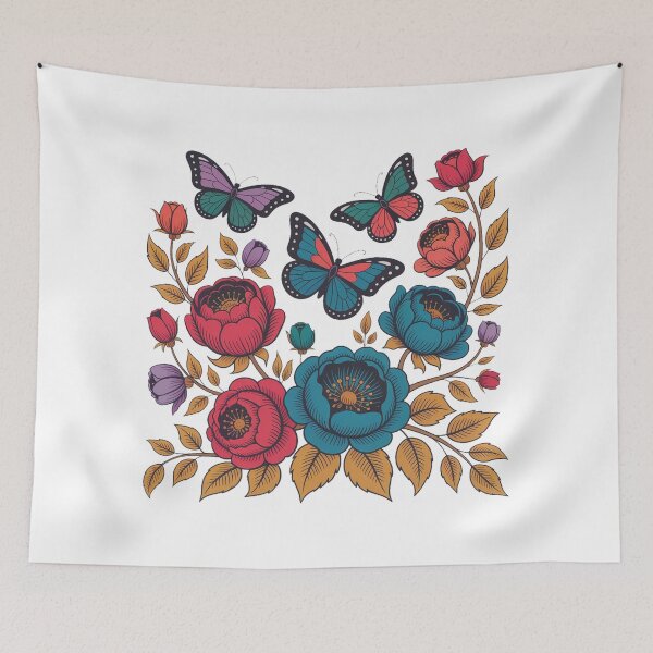 Item preview, cute Floral Butterfly Nature Inspired  designed and sold by QuiteOrbit.