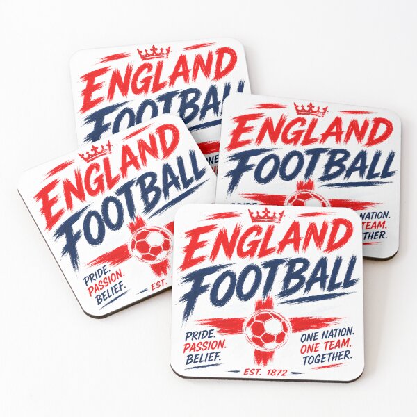 Item preview, England Football Typography Design | National Football Fan Graphic designed and sold by TKOprintdesigns.