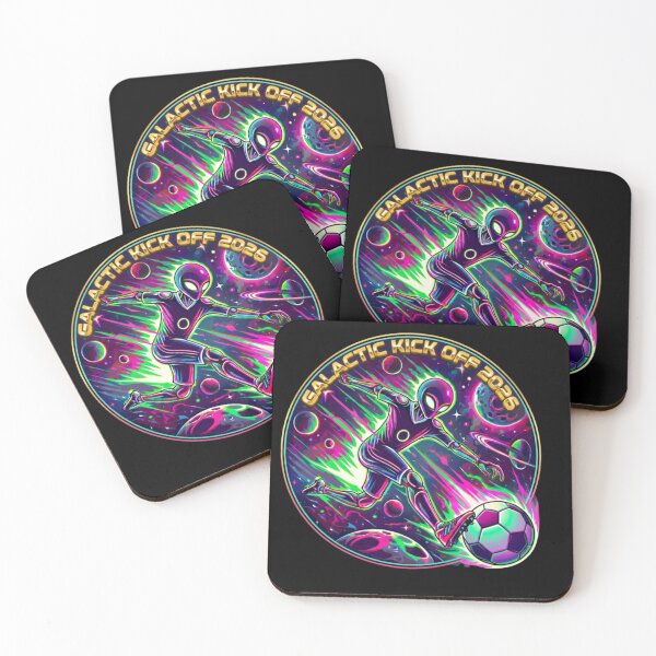 Item preview, Galactic Kick Off 2026 Alien Soccer Neon Space Football Design designed and sold by Prime legend .