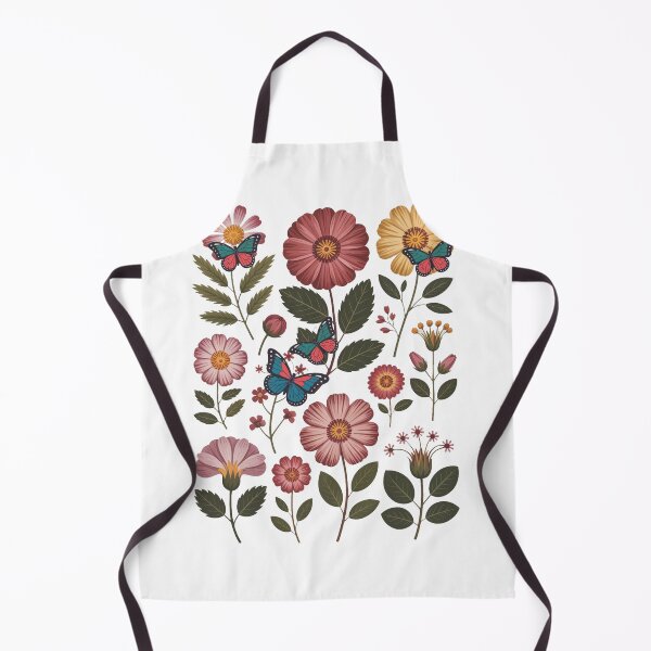Item preview, Folk Art Flowers and Butterflies Design designed and sold by QuiteOrbit.