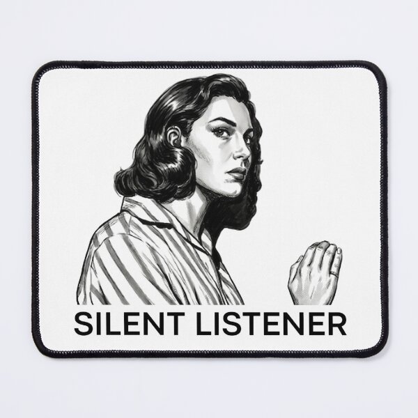 Item preview, Silent Listener - Vintage Comic Style Art designed and sold by Nova Blend.