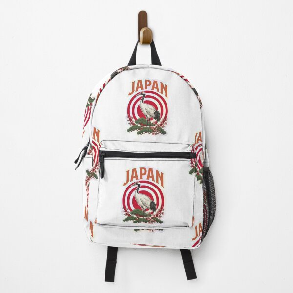 Item preview, Japan Crane Sticker – Vintage Cherry Blossom Travel Souvenir designed and sold by DanniJordan.