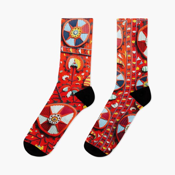 Item preview, Lakai Suzani Samarkand Uzbekistan Embroidery  designed and sold by Vicky Brago-Mitchell®.