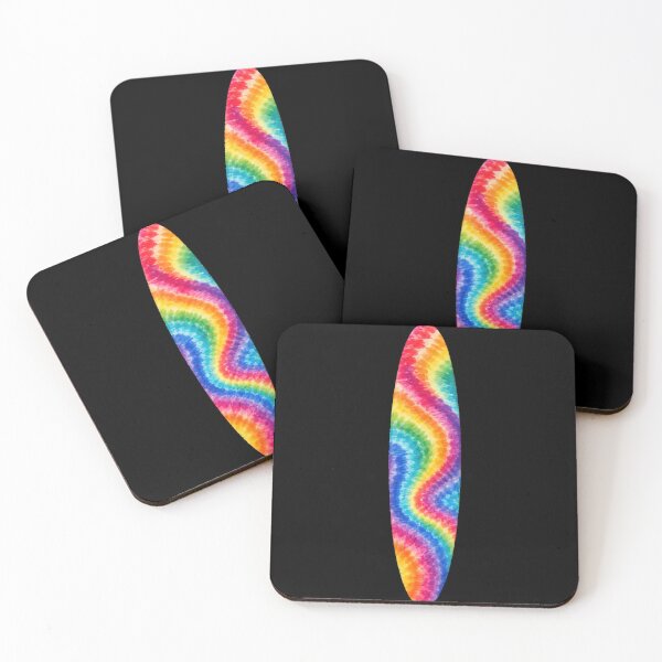 Artikelvorschau, Regenbogen-Tie-Dye-Surfbrett entworfen und verkauft von jgvisualarts.