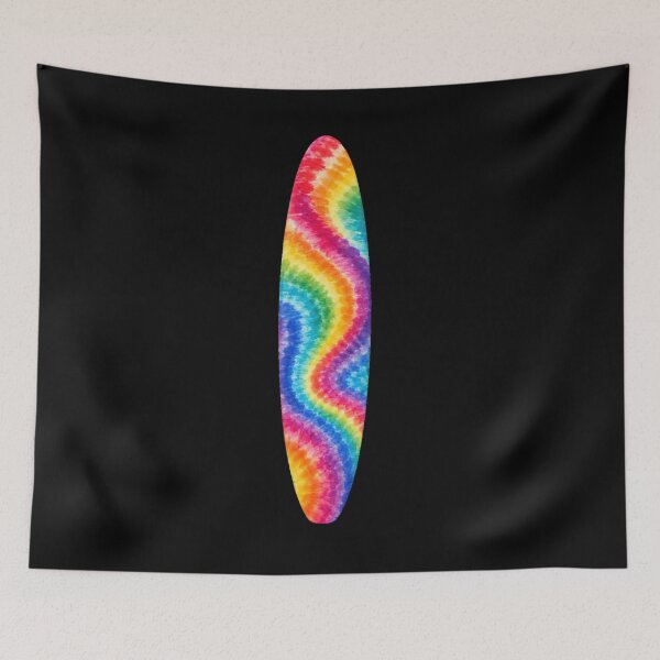 Item preview, Rainbow Tie-Dye Surfboard designed and sold by jgvisualarts.
