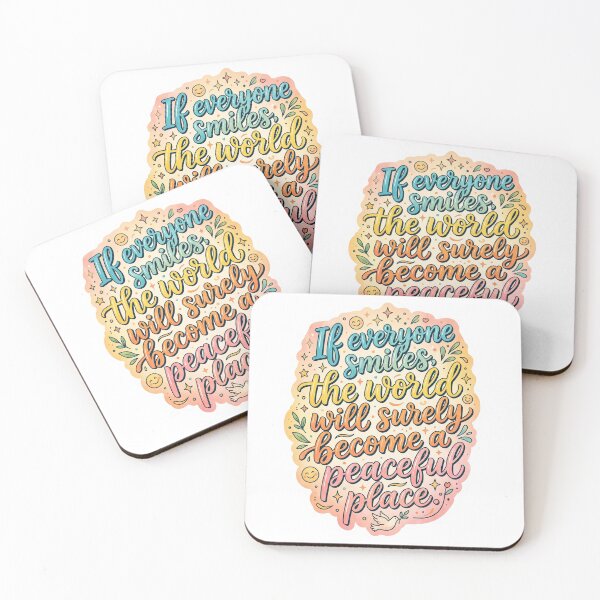 Item preview, If everyone smiles , the worlld will surely become a peaceful place designed and sold by LOVEARTDESIGN.