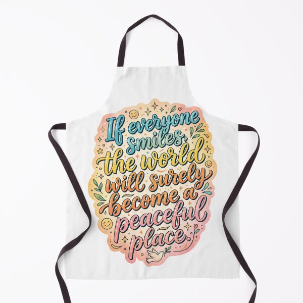 Item preview, If everyone smiles , the worlld will surely become a peaceful place designed and sold by LOVEARTDESIGN.