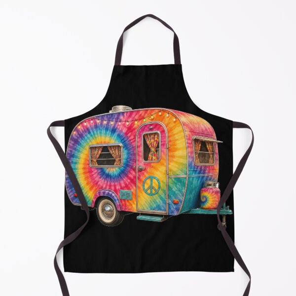 Item preview, Tie Dye Peace Camper Van designed and sold by jgvisualarts.
