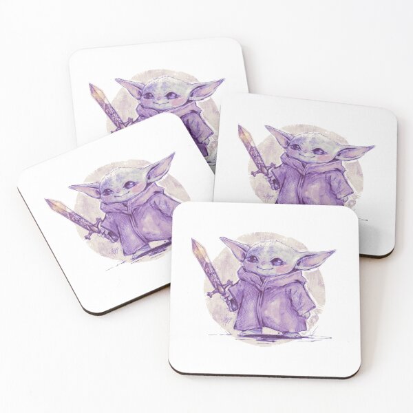 Item preview, BABY YODA WARRIOR VIOLET designed and sold by melyverso.