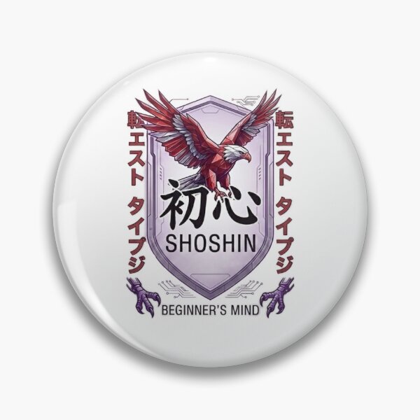 Item preview, Geometric eagle with Japanese Shoshin calligraphy designed and sold by Ahmedsyde.