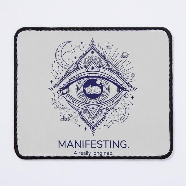 Item preview, Manifesting A Really Long Nap Funny Mystic Cat Celestial Eye designed and sold by Ortsas.