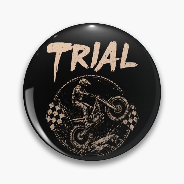 Item preview, TRIAL Rider Acrobatic Extreme Motorcycle Motorsport Vintage Trials Motorcycle Stunt  designed and sold by Jt41.
