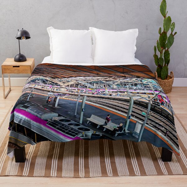Item preview,  Trains at Southern Cross Station - Melbourne, Victoria, Australia designed and sold by Steven Jodoin.