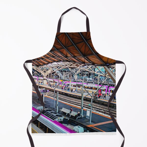 Item preview,  Trains at Southern Cross Station - Melbourne, Victoria, Australia designed and sold by Steven Jodoin.