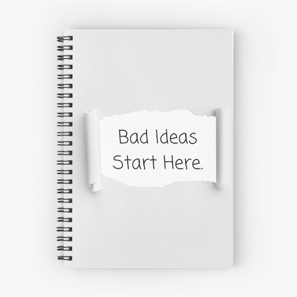 Item preview, Bad ideas start here designed and sold by Comfy Creations.