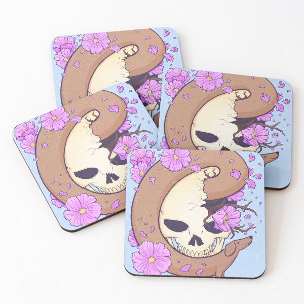 Item preview, Skull, Sakura and Dachshund designed and sold by Chris Kirkby.