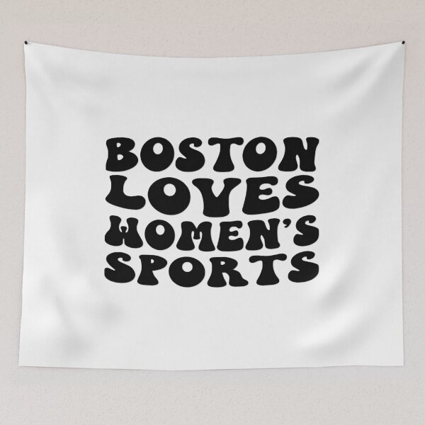 Item preview, Boston Loves Women's Sports Groovy  designed and sold by coffeepolicy.