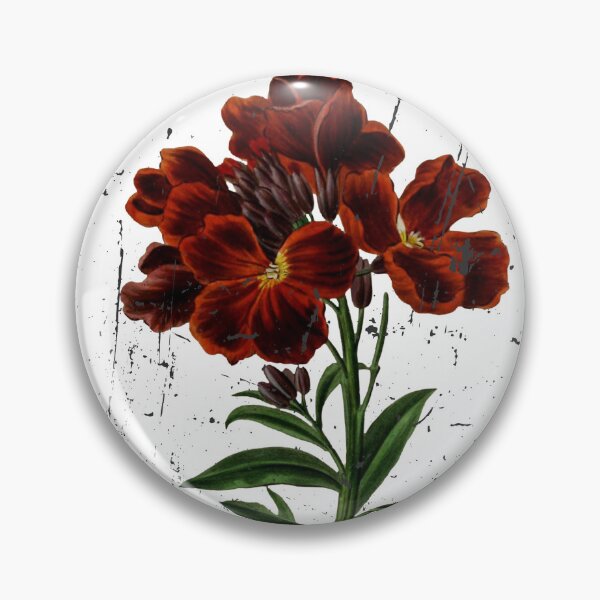 Artikelvorschau, Vintage-Briefmarke mit roter Blume – Ästhetische botanische Retro-Kunst entworfen und verkauft von Atlasoloji.