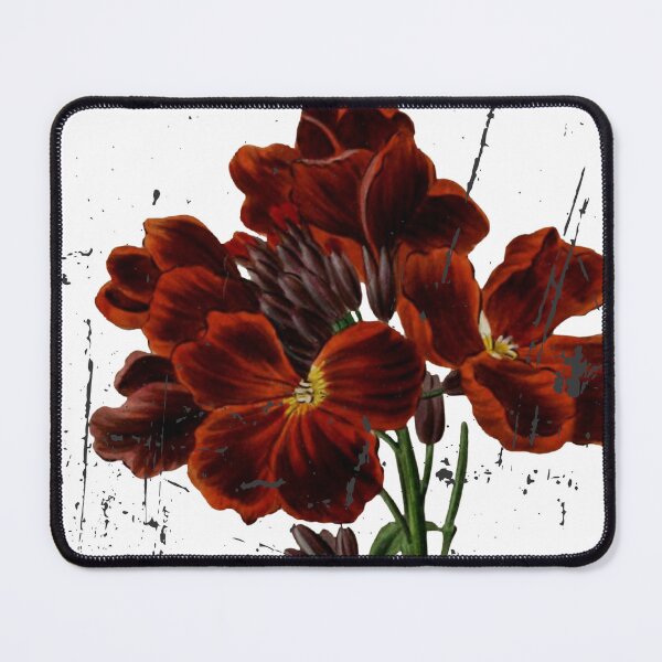 Item preview, Vintage Red Flower Stamp - Aesthetic Botanical Retro Art designed and sold by Atlasoloji.