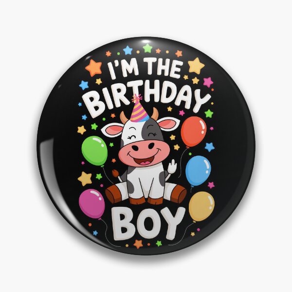 Item preview, Funny Cow Birthday Boy Bday Boys Girls Kids designed and sold by rafaeltto.