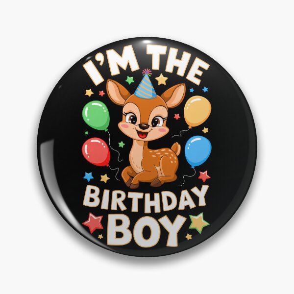 Item preview, Funny Deer Birthday Boy Bday Boys Girls Kids designed and sold by rafaeltto.