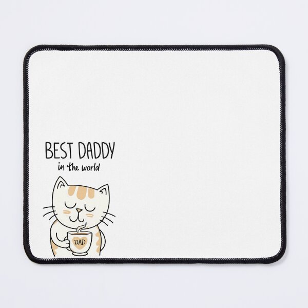 Item preview, Best Daddy in the World Cute Cat Dad Coffee Lover designed and sold by Grump and Co.