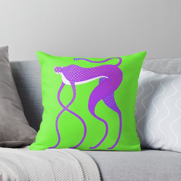 Item preview, Looooong  Purple Cheetah designed and sold by TamaAnimalArt.
